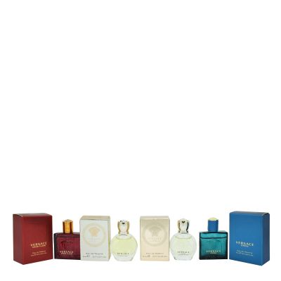 Miniature giftset Eros for Women and Men 4pcs Versace