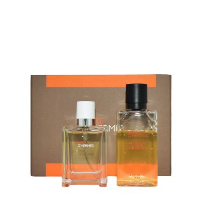 giftset miniatur and body care Eau Tres Fraiche Eau de Toilette for Men 2pcs Hermes