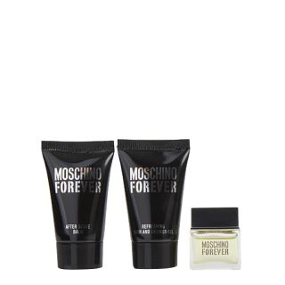 giftset body care and Moschino Forever Eau de Toilette miniature for Men 3pcs Moschino