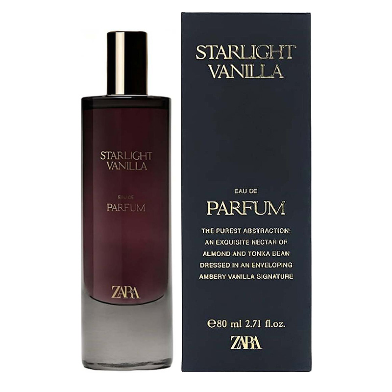 Starlight Vanilla Eau de Parfum Women and Men Zara perfume