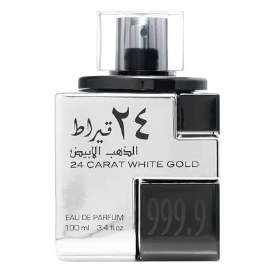 24 Carat White Gold Eau de Parfum Women and Men Lattafa Perfumes