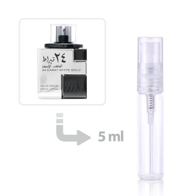 24 Carat White Gold Eau de Parfum Women and Men Lattafa Perfumes