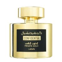 Confidential Private Gold Eau de Parfum Women and Men Lattafa Perfumes