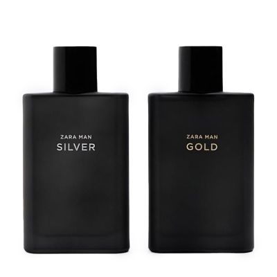 perfume giftset Man Gold EDT & MAN Silver  EDT Men 2 pcs Zara