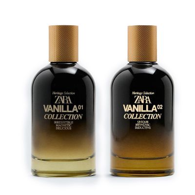 مجموعة الفانيليا 01 EDP ومجموعة الفانيليا 02 EDP للرجال 2 قطعة زارا