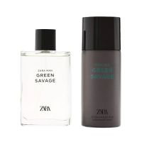 giftset Green Savage Eau De Toilette And Green Savage Deodorant Spray Men 2 pcs Zara